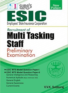 ESIC MTS (Multi Tasking Staff) Preliminary Exam Book in English Medium - Latest Edition 2024