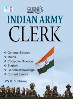 SURA`S Indian Army CLERK Exam Book in English - Latest Updated Edition 2024