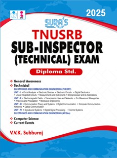 SURA`S TNUSRB Sub-Inspector(SI) Technical Exam Book (Diploma Std) in English Medium - Latest Updated Edition 2025