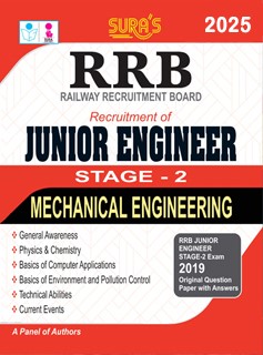 SURA`S RRB Junior Engineer Stage - 2 Mechanical Engineering Exam Book in English Medium - Latest Updated Edition 2025