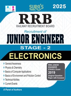 SURA`S RRB Junior Engineer Stage - 2 Electronics Engineering Exam Book in English Medium - Latest Updated Edition 2025