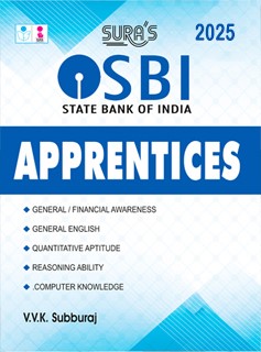 SURA`S SBI(State Bank of India) Apprentices Exam Book Guide in English Medium - Latest Edition 2025