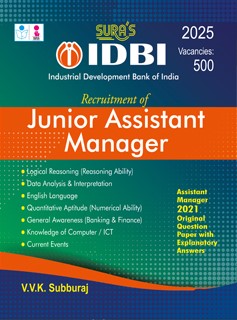 SURA`S IDBI Junior Assistant Manager Exam Book Guide in English Medium 2025