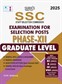 SURA`S SSC Phase XII 12 Graduate Level Exam Book Guide in English Medium 2025