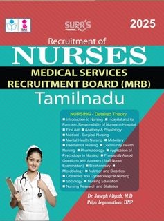 SURA`S TN MRB Medical Services Recruitment Board Recruitment for Nurse Exam Study Material Book Guide 2025