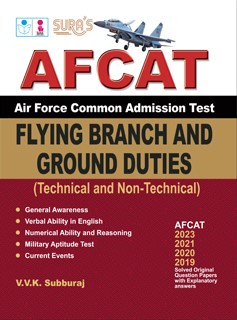 SURA`S AFCAT Flying Branch and Ground Duties Technical and Non-Technical Exam Book Guide 2025