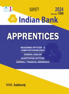 SURA`S Indian Bank Apprentices Exam Book Guide in English Medium 2025