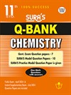 SURA`S 11th Std Q-Bank Chemistry Subject Exam Question Papers in English Medium - Latest Updated Edition 2024-25