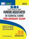 SURA`S SBI Junior Associates Customer Support & Sales in Clerical Cadre Preliminary Exam Book Guide English Medium 2024