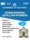 SURA`S Government of Puducherry PWD Junior Engineer (Civil) and Overseer Paper-I Exam Book Guide in English Medium 2025