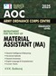 SURA`S Army Ordnance Corps Centre (AOC) Material Assistant (MA) Graduate Level Exam Book Guide in English Medium 2025