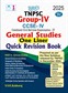 SURA`S TNPSC Group IV General Studies ONE LINER Exam Book Guide Quick Revision Book in English Medium 2025