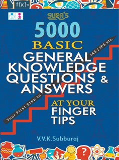 SURA`S 5000 Basic General Knowledge Questions and Answers Book Guide